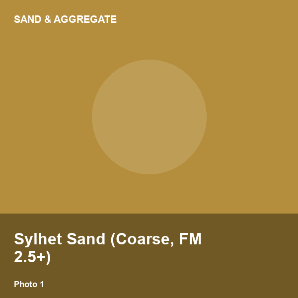 Sylhet Sand (Coarse, FM 2.5+)